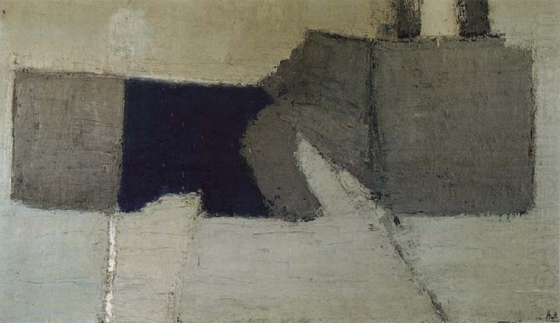 Nicolas de Stael The Grey and Blue of Figure china oil painting image
